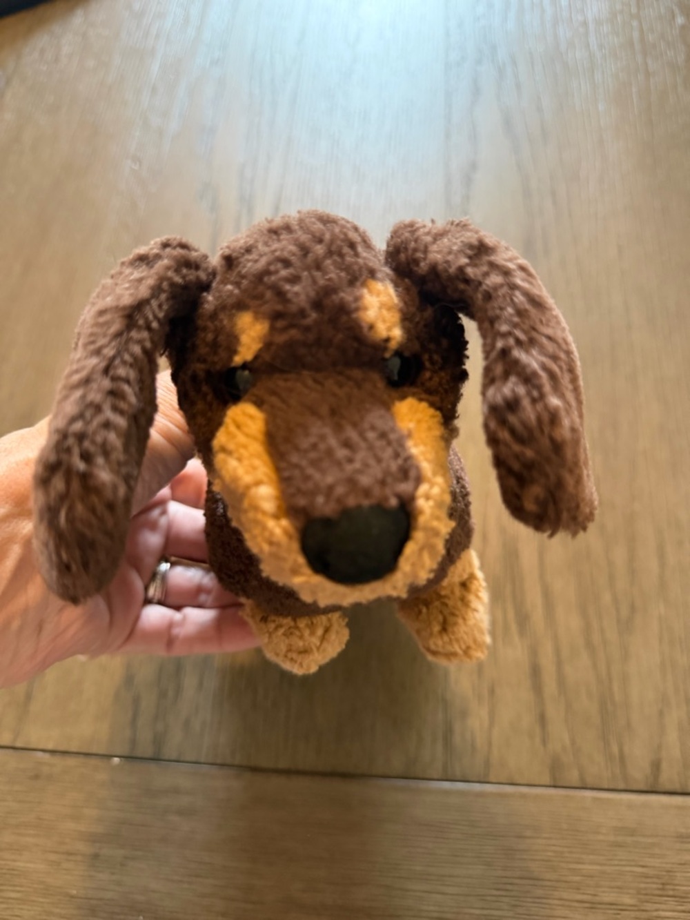 JELLYCAT LONDON Otto Sausage Dog Plush Small Dachshund Brown Wiener Puppy Small
